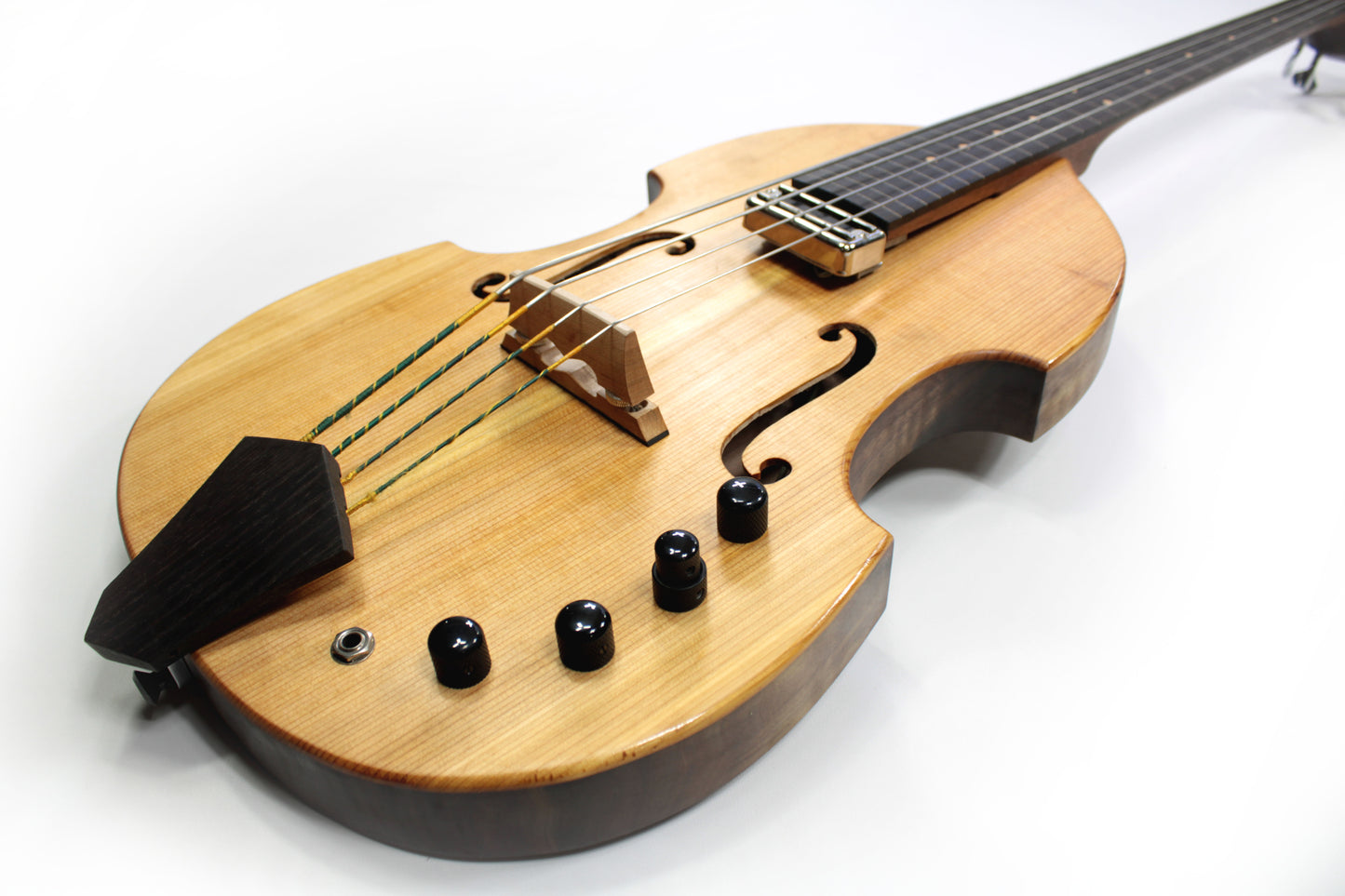 Peters Hybrid Bass, Upright tones in a E-bass package. Handmade in the USA
