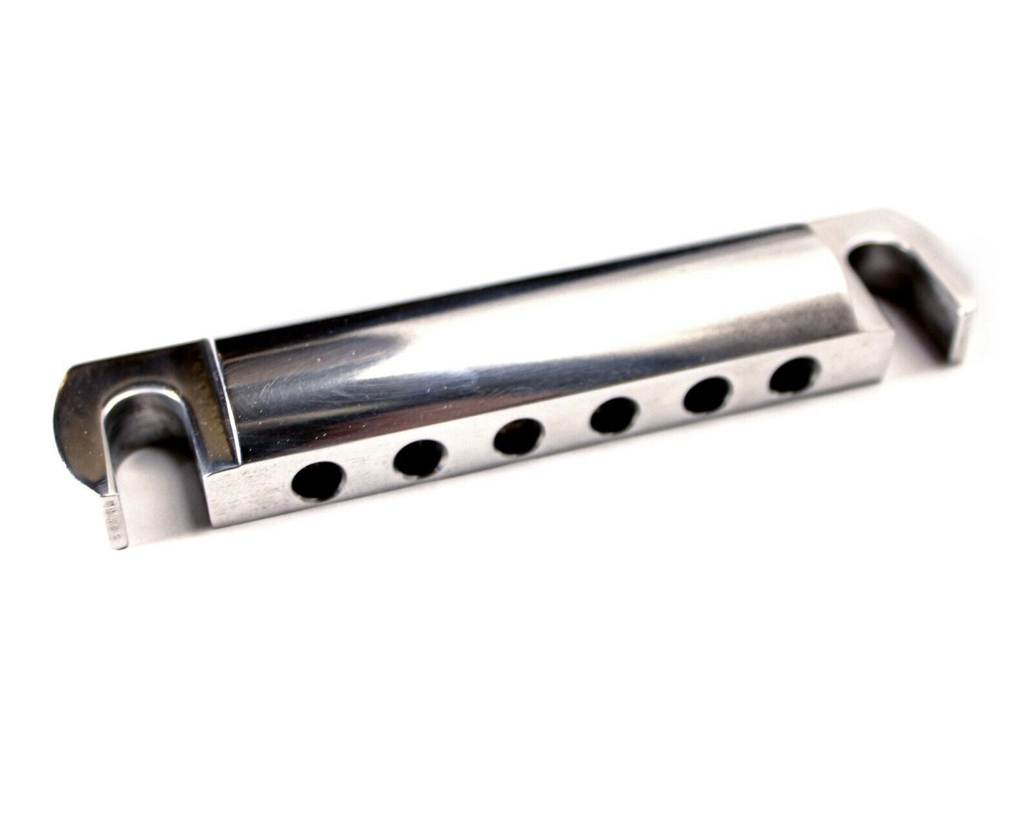 Peters lap steel bridge w/ locking studs, solid aluminum, stop tailpiece, made in USA