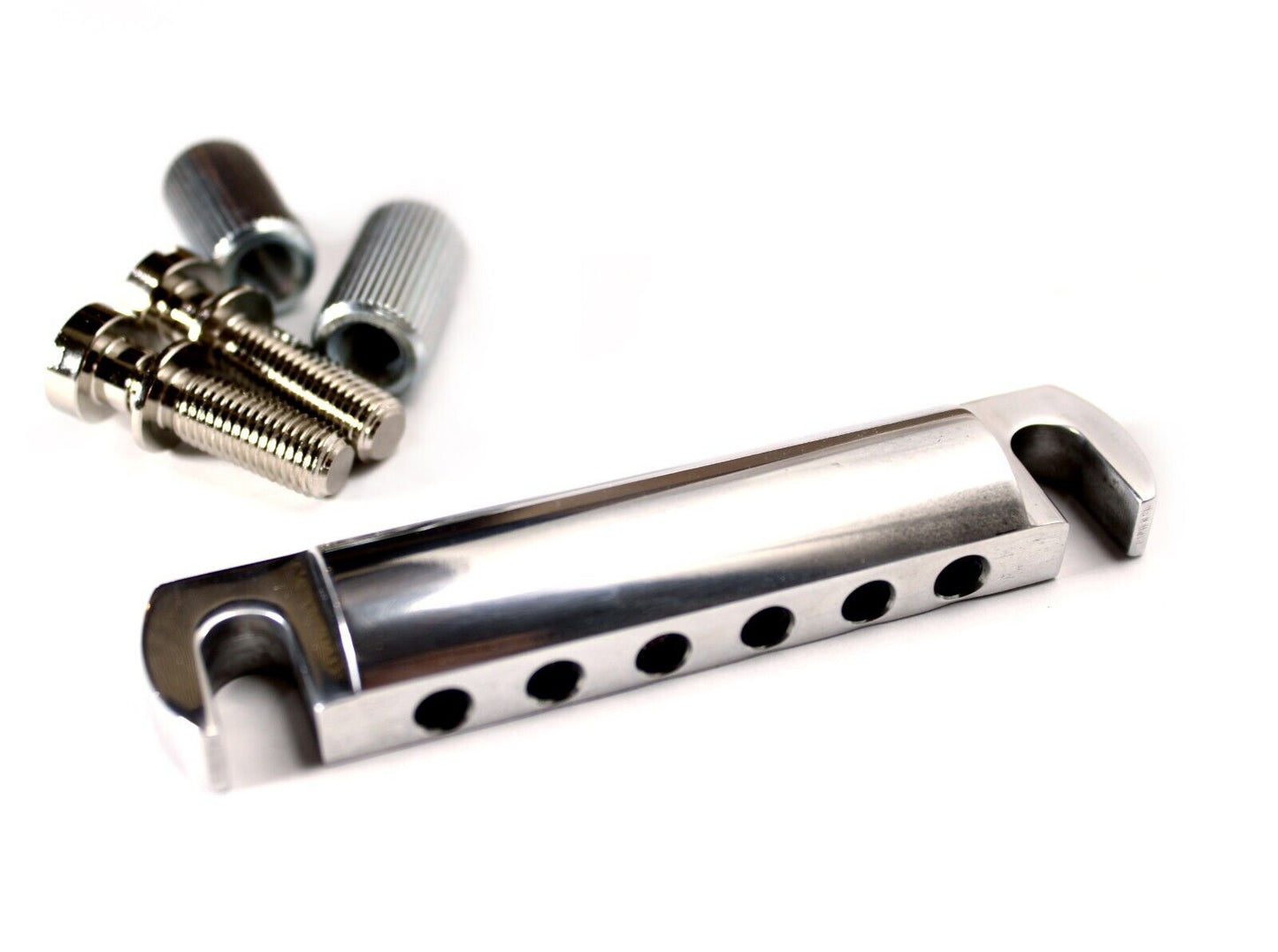 Peters straight lap steel bender bridge, aluminum, stop tailpiece, made in USA