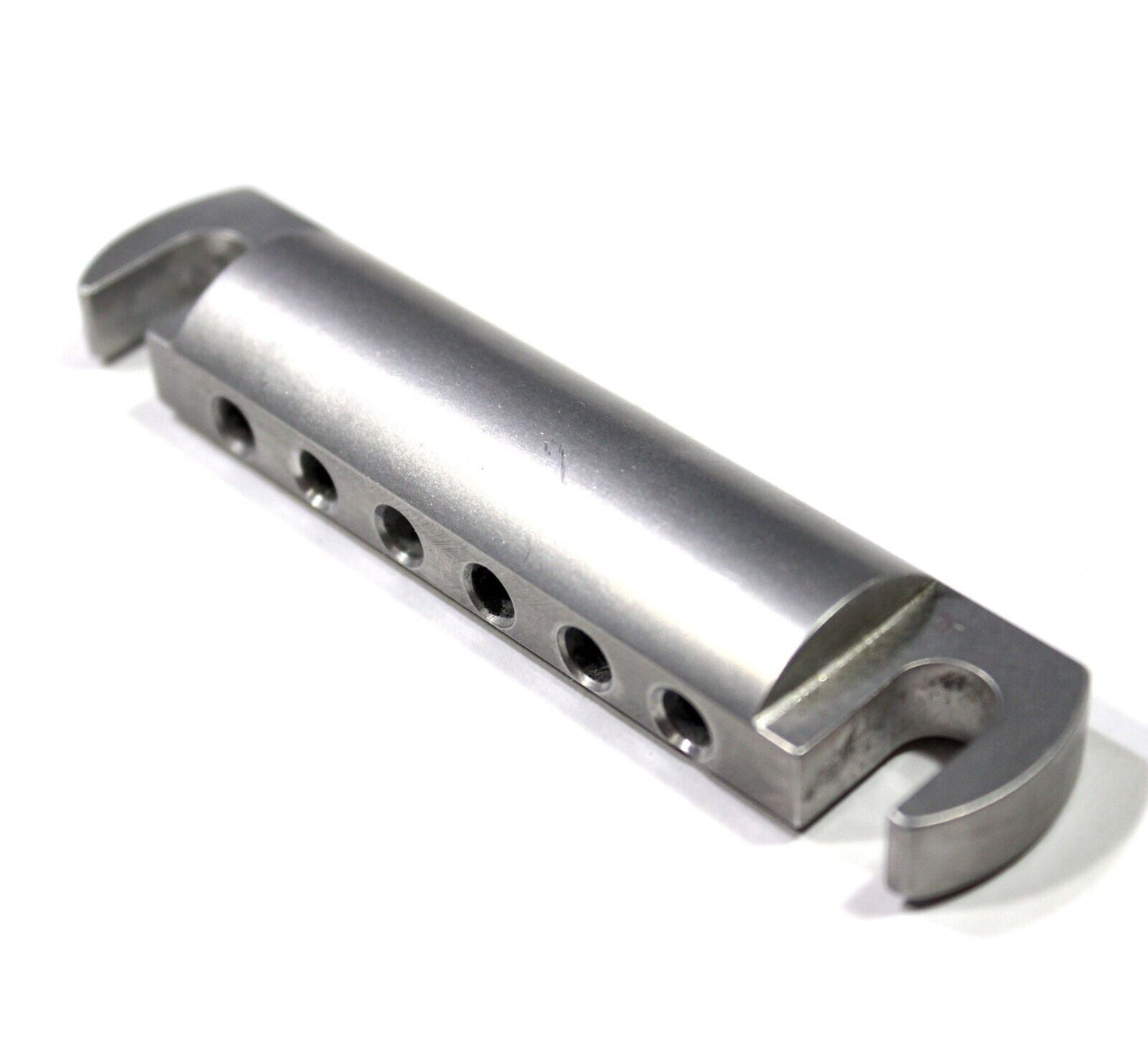 Peters Gunmetal lap steel bender bridge, aluminum, stop tailpiece, made in USA