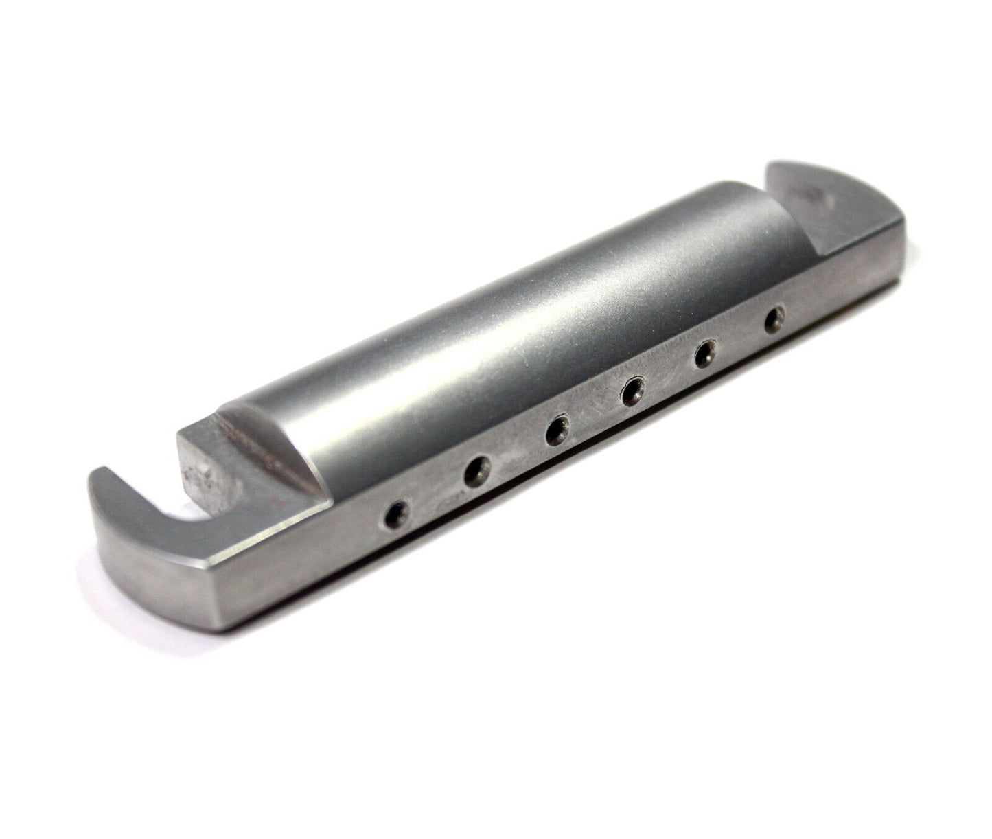 Peters Gunmetal lap steel bender bridge, aluminum, stop tailpiece, made in USA