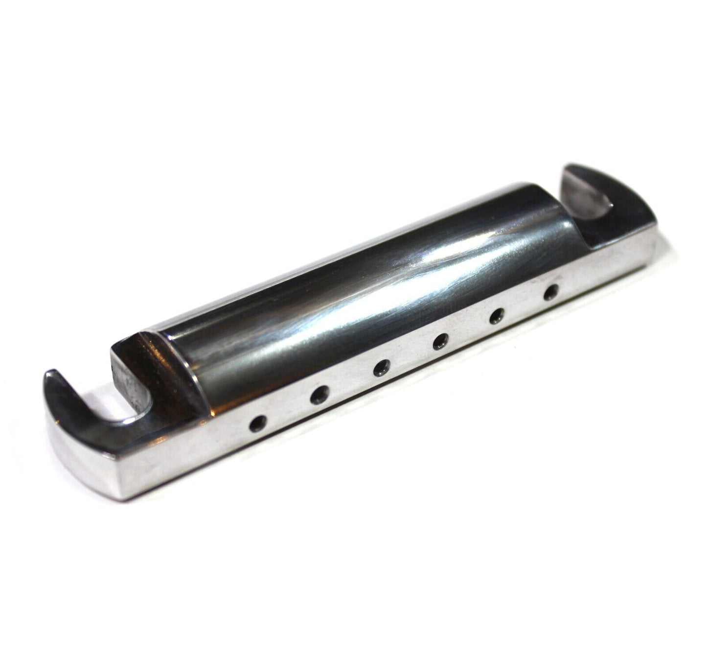 Peters lap steel bridge w/ locking studs, solid aluminum, stop tailpiece, made in USA