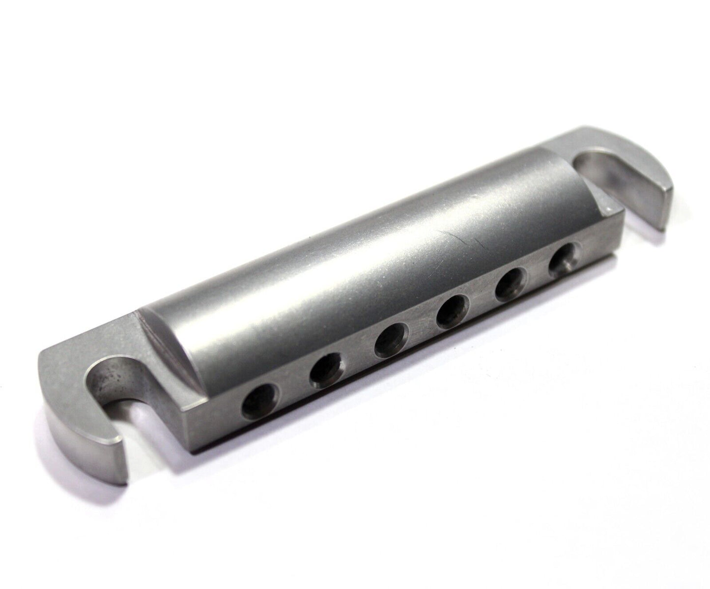Peters Gunmetal lap steel bender bridge, aluminum, stop tailpiece, made in USA